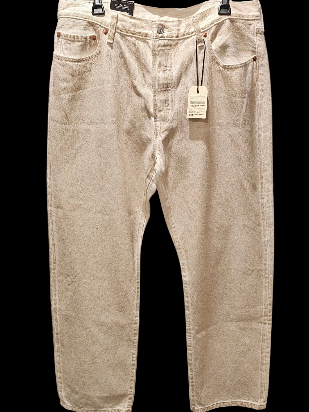 Levi's Cream Shimmer Chino Jeans